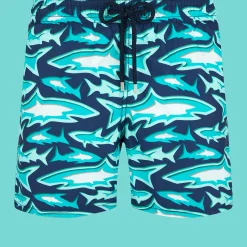 Vilebrequin Men Swim Trunks Requins 3D*Men The Iconic