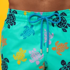 Vilebrequin Men Swim Trunks Ronde Des Tortues Multicolore*Men The Iconic