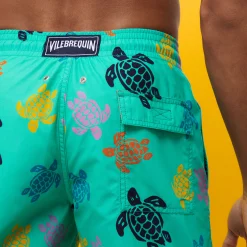 Vilebrequin Men Swim Trunks Ronde Des Tortues Multicolore*Men The Iconic