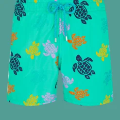 Vilebrequin Men Swim Trunks Ronde Des Tortues Multicolore*Men The Iconic