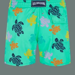 Vilebrequin Men Swim Trunks Ronde Des Tortues Multicolore*Men The Iconic