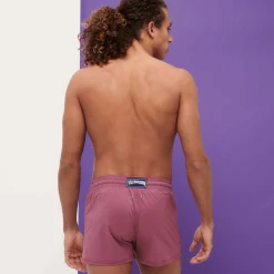 Vilebrequin Men Swim Trunks Short And Fitted Stretch Solid*Men The Short
