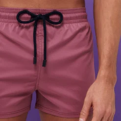 Vilebrequin Men Swim Trunks Short And Fitted Stretch Solid*Men The Short