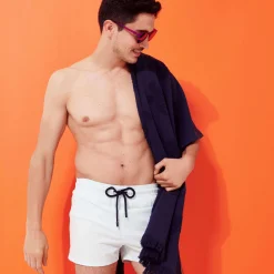 Vilebrequin Men Swim Trunks Short And Fitted Stretch Solid*Men The Short