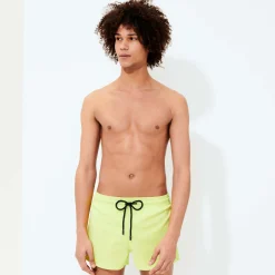 Vilebrequin Men Swim Trunks Short And Fitted Stretch Solid*Men The Short