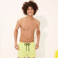 Vilebrequin Men Swim Trunks Short And Fitted Stretch Solid*Men The Short