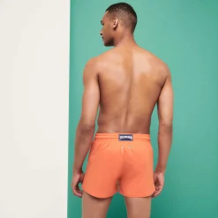 Vilebrequin Men Swim Trunks Short And Fitted Stretch Solid*Men The Short