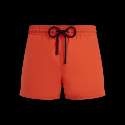 Vilebrequin Men Swim Trunks Short And Fitted Stretch Solid*Men The Short