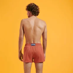 Vilebrequin Men Swim Trunks Short And Fitted Stretch Solid*Men The Short