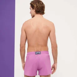Vilebrequin Men Swim Trunks Short And Fitted Stretch Solid*Men The Short