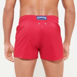 Vilebrequin Men Swim Trunks Short And Fitted Stretch Solid*Men The Short