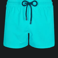 Vilebrequin Men Swim Trunks Short And Fitted Stretch Solid*Men The Short