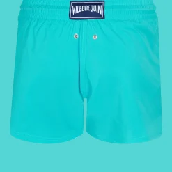 Vilebrequin Men Swim Trunks Short And Fitted Stretch Solid*Men The Short