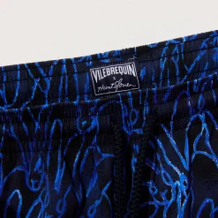 Vilebrequin Men Swim Trunks Stretch Gershwin X Hunt Slonem - Usa Exclusive Print*Men The Stretch Fabric