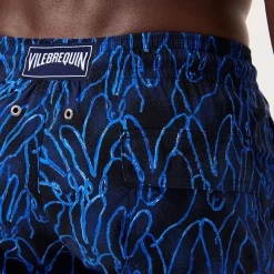 Vilebrequin Men Swim Trunks Stretch Gershwin X Hunt Slonem - Usa Exclusive Print*Men The Stretch Fabric