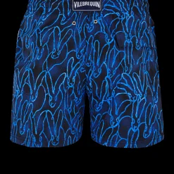 Vilebrequin Men Swim Trunks Stretch Gershwin X Hunt Slonem - Usa Exclusive Print*Men The Stretch Fabric