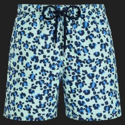Vilebrequin Men Swim Trunks Turtles Leopard*Men The Iconic