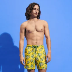 Vilebrequin Men Swim Trunks Ultra-Light And Packable Provencal Turtles*Men The Light Fabric