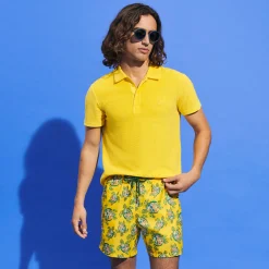 Vilebrequin Men Swim Trunks Ultra-Light And Packable Provencal Turtles*Men The Light Fabric