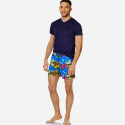 Vilebrequin Men Swim Trunks X Hunt Slonem*Men The Iconic