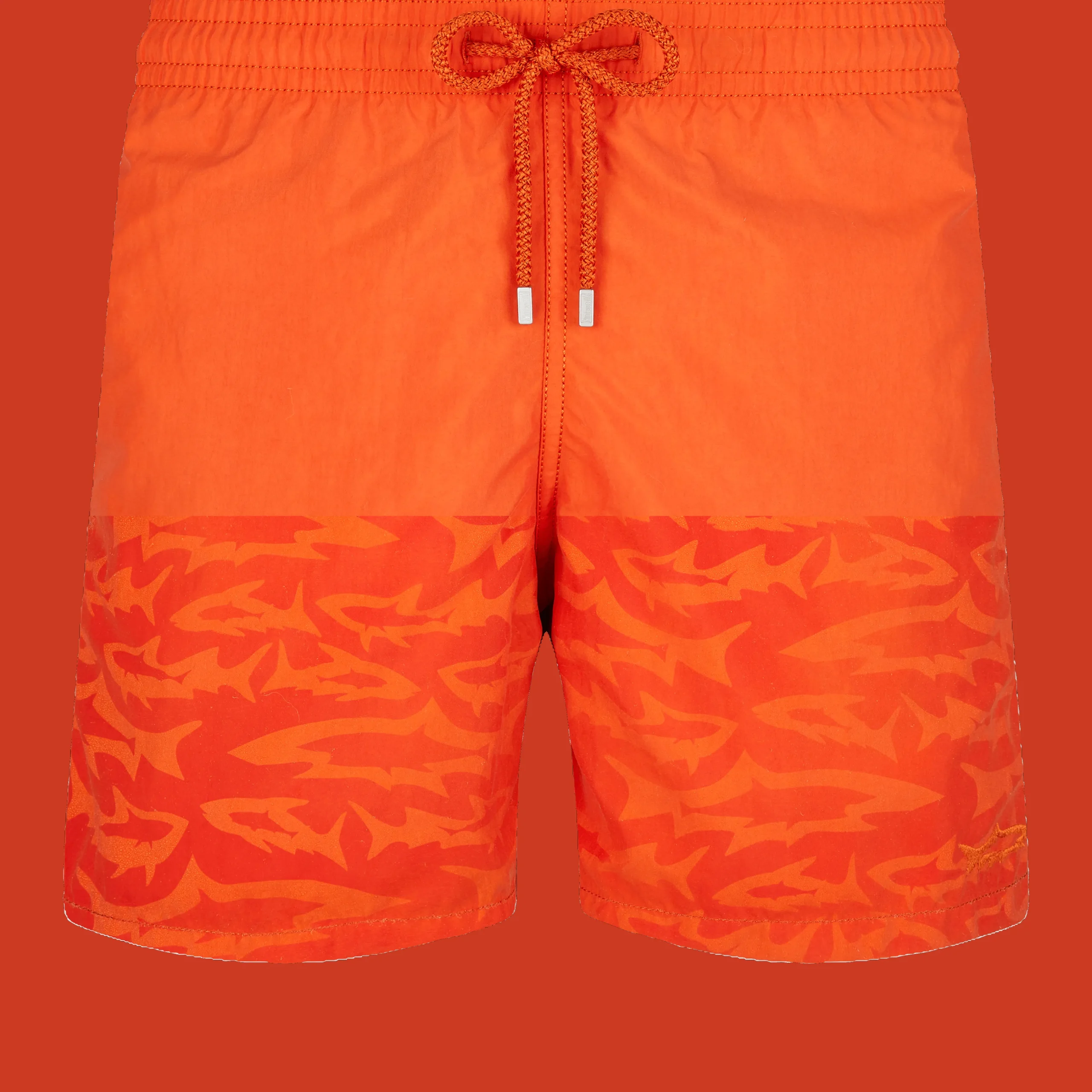 Vilebrequin Men Swim Trunks Water-Reactive Requins 3D*Men The Iconic