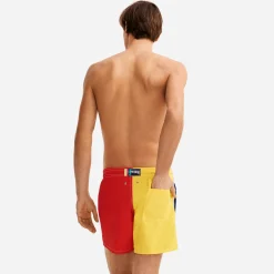 Vilebrequin Men Swimwear Multicolor Placed Embroidery Squale - X Jcc+ - Limited Edition*Men The Iconic