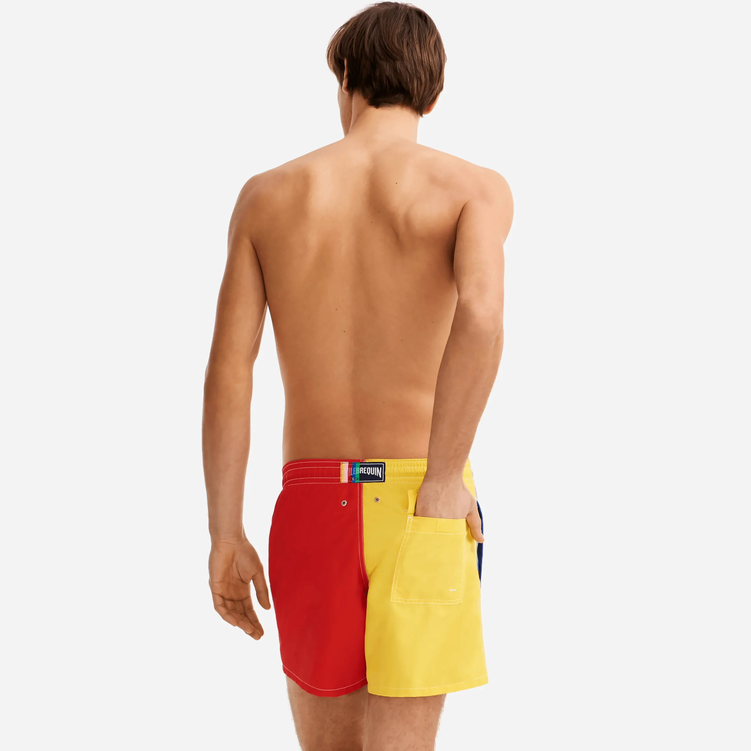 Vilebrequin Men Swimwear Multicolor Placed Embroidery Squale - X Jcc+ - Limited Edition*Men The Iconic
