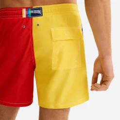 Vilebrequin Men Swimwear Multicolor Placed Embroidery Squale - X Jcc+ - Limited Edition*Men The Iconic