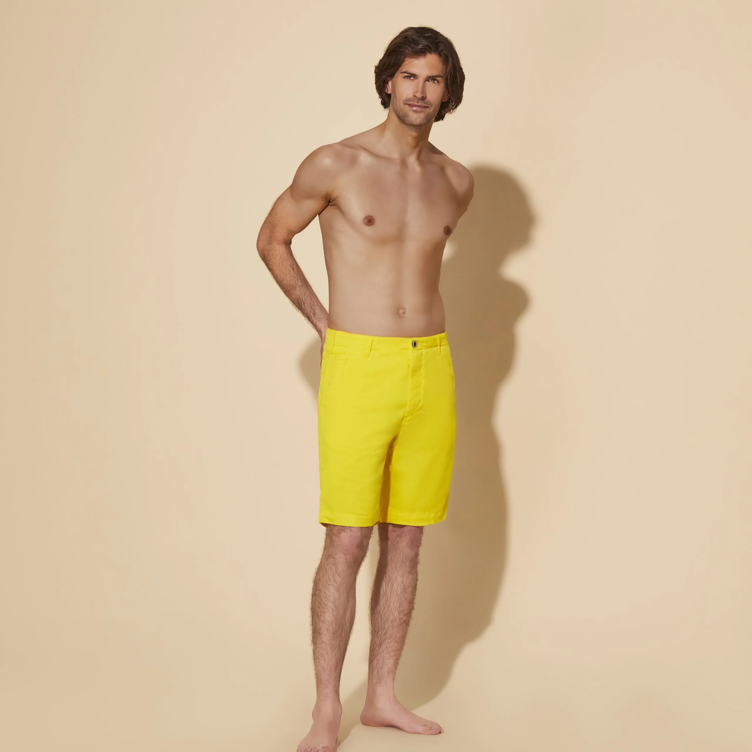 Vilebrequin Men Tencel Bermuda Shorts Solid*Men Bermuda Shorts
