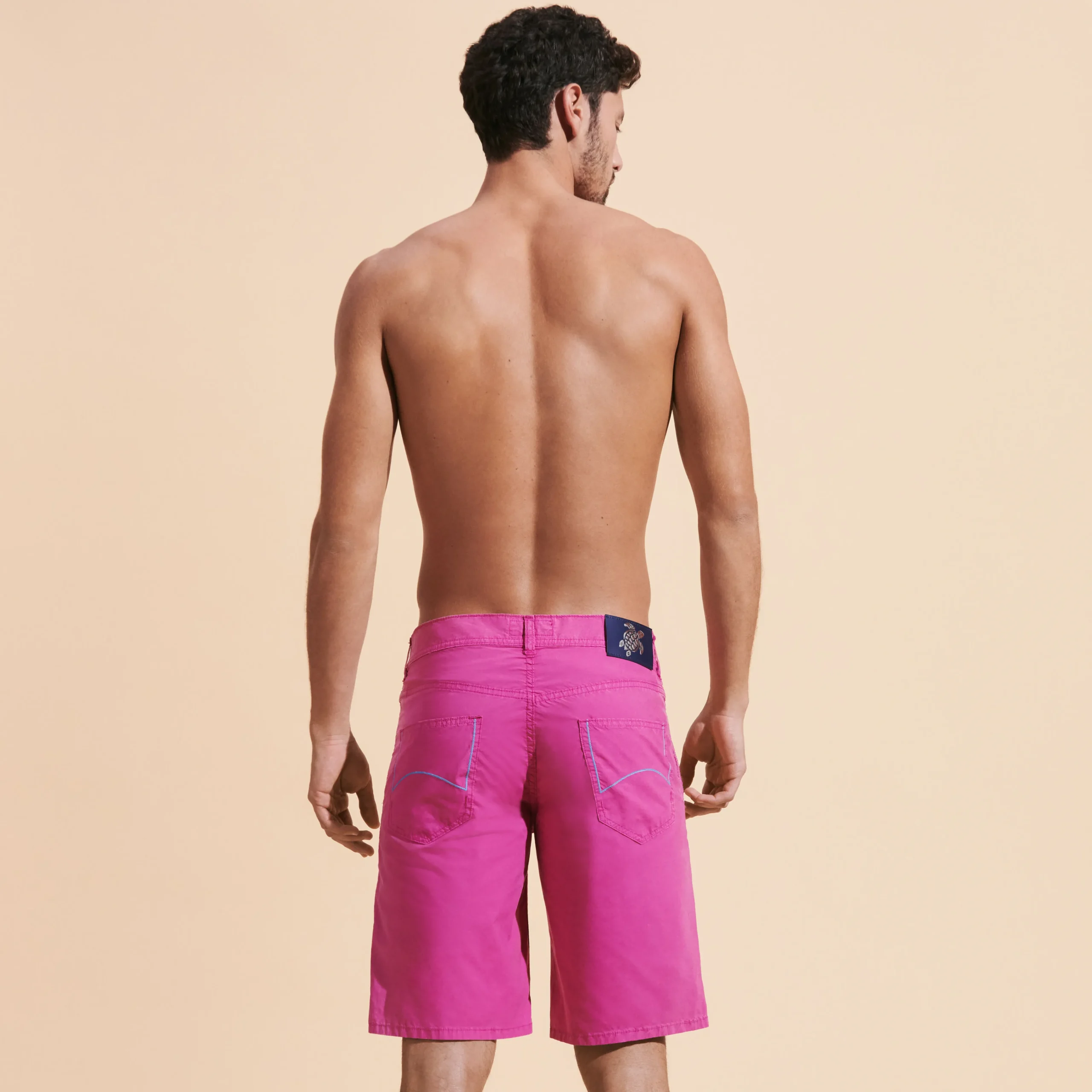 Vilebrequin Men Tencel Bermuda Trunks Solid*Men Bermuda Shorts