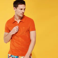 Vilebrequin Men Terry Polo Solid*Men Polos
