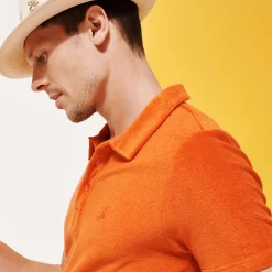 Vilebrequin Men Terry Polo Solid*Men Polos