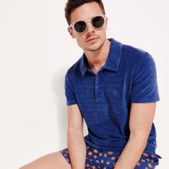 Vilebrequin Men Terry Polo Solid*Men Polos