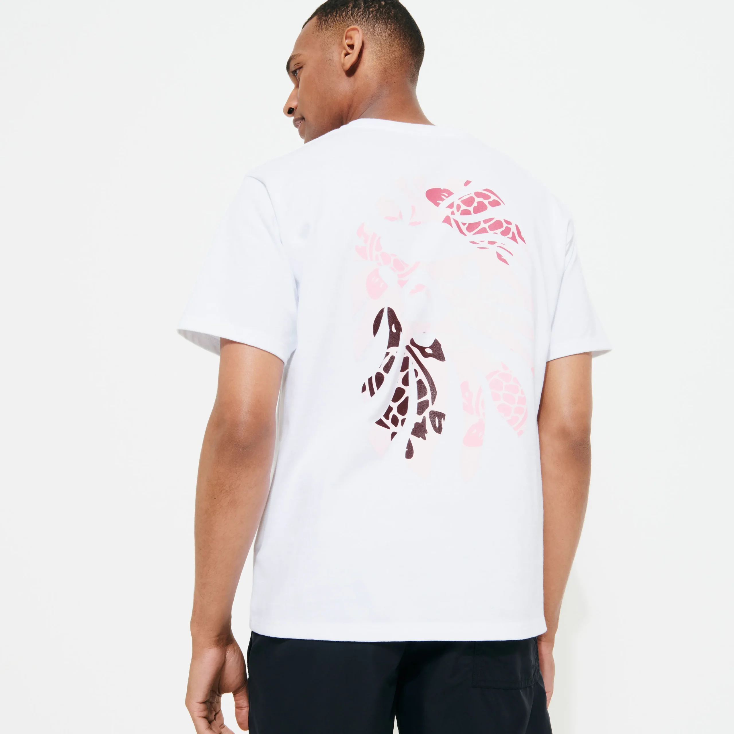 Vilebrequin Men T-Shirt Turtles Printed - X Bape® Black*Men T-Shirts