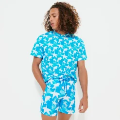Vilebrequin Men Ultra-Light And Packable Swim Trunks Clouds*Men The Light Fabric