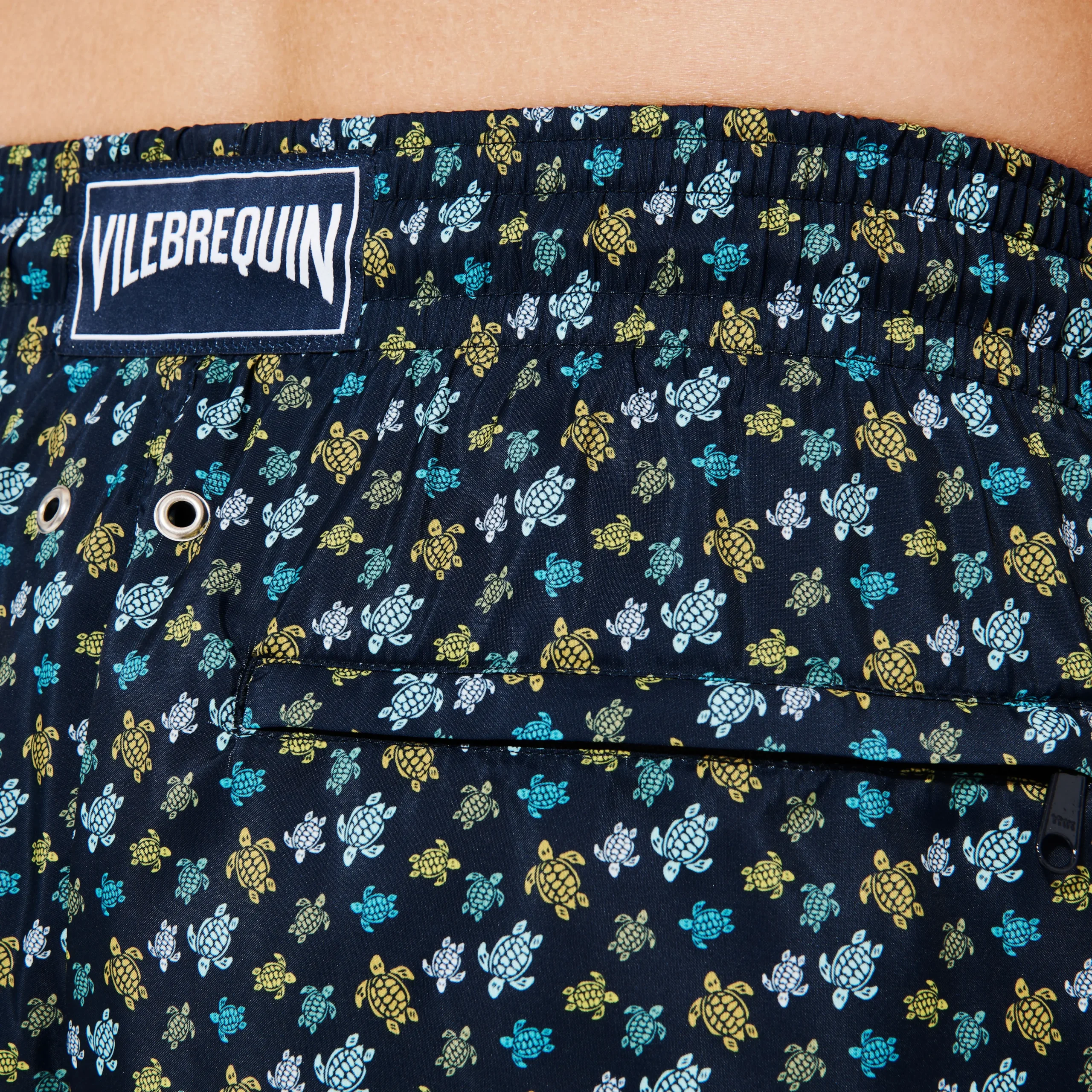 Vilebrequin Men Ultra-Light And Packable Swim Trunks Micro Tortues Rainbow*Men The Light Fabric