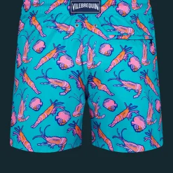 Vilebrequin Men Ultra-Light And Packable Swim Trunks Crevettes Et Poissons*Men The Light Fabric
