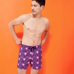 Vilebrequin Men Ultra-Light And Packable Swim Trunks Hypno Shell*Men The Light Fabric