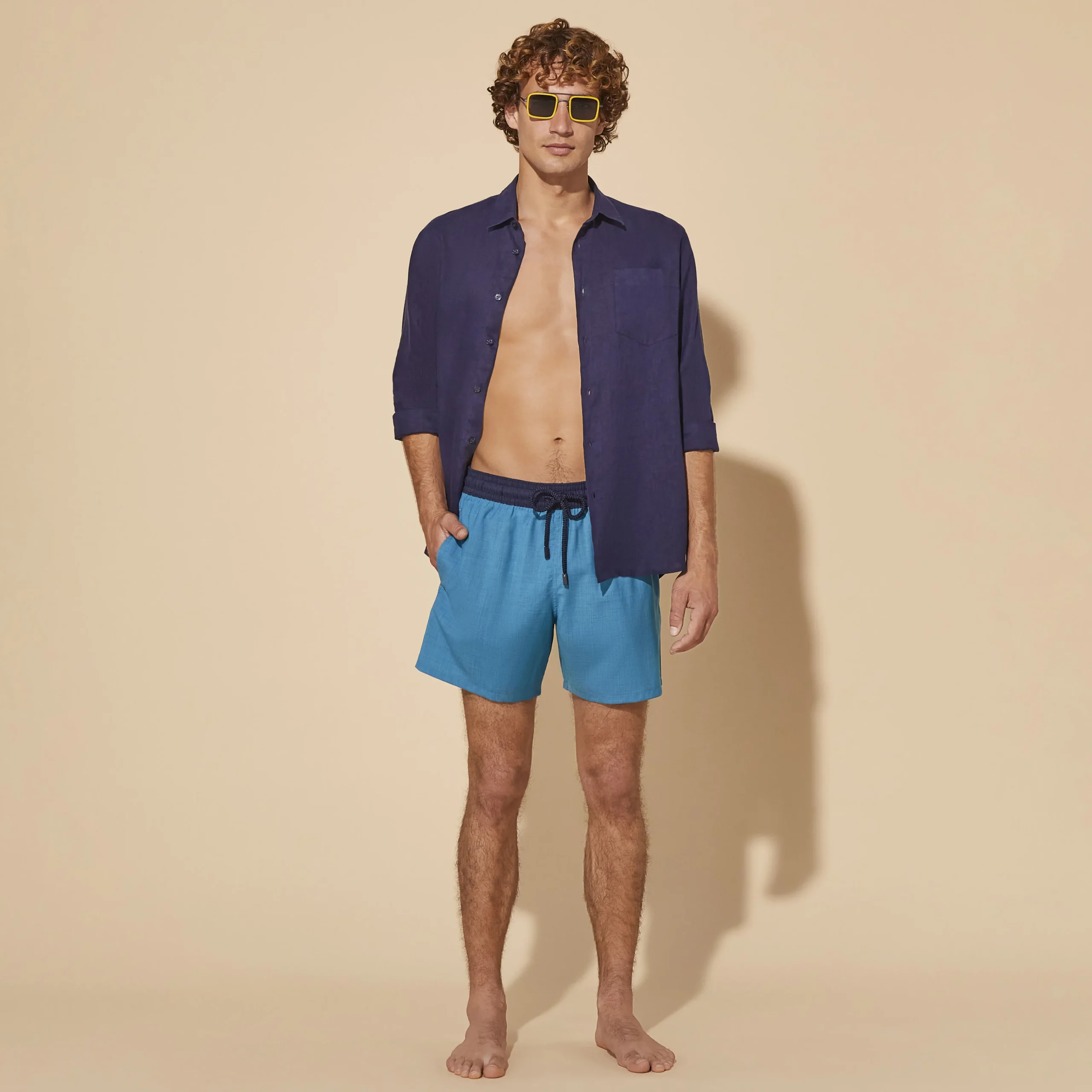 Vilebrequin Men Wool Swim Shorts Super 120'*Men The Iconic