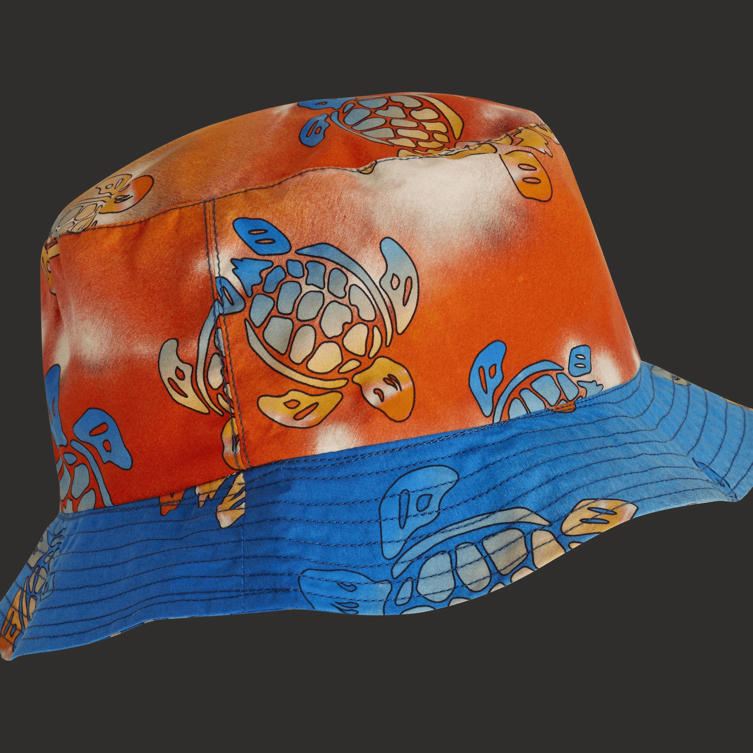 Vilebrequin Unisex Bucket Hat Ronde Des Tortues Sunset - X The Beach Boys*Men Hats