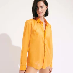 Vilebrequin Unisex Cotton Voile Lightweight Shirt Solid*Women Shirts