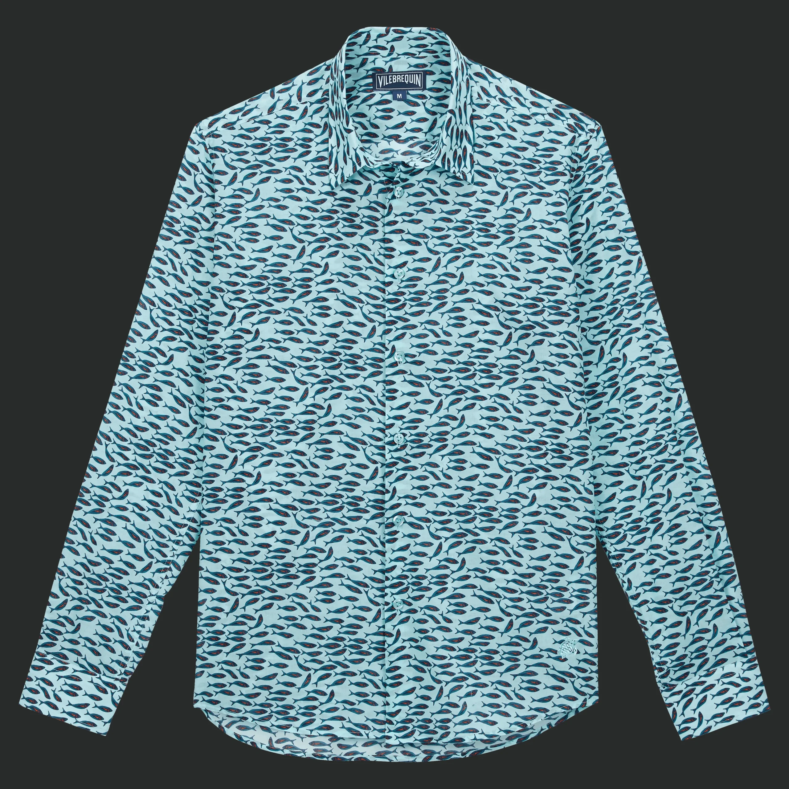 Vilebrequin Unisex Cotton Voile Lightweight Shirt Gulf Stream*Women Shirts