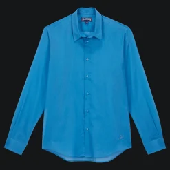 Vilebrequin Unisex Cotton Voile Lightweight Shirt Solid*Women Shirts