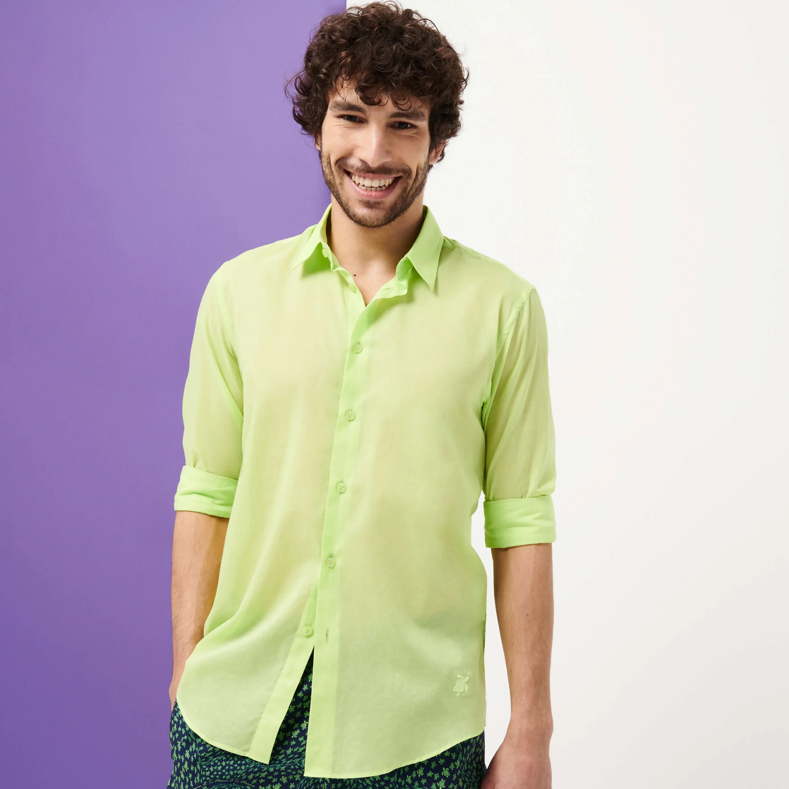 Vilebrequin Unisex Cotton Voile Lightweight Shirt Solid*Women Shirts