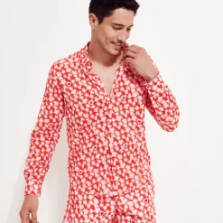 Vilebrequin Unisex Cotton Voile Summer Shirt Attrape Coeur*Men Shirts