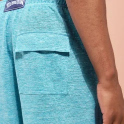 Vilebrequin Unisex Linen Bermuda Shorts Solid*Men Loungewear