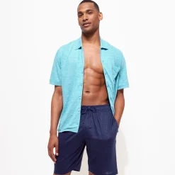 Vilebrequin Unisex Linen Bermuda Shorts Solid*Men Loungewear