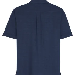 Vilebrequin Unisex Linen Bowling Shirt Solid*Women Shirts