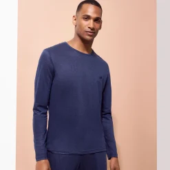 Vilebrequin Unisex Linen Long Sleeves T-Shirt Solid*Women T-Shirts And Sweats
