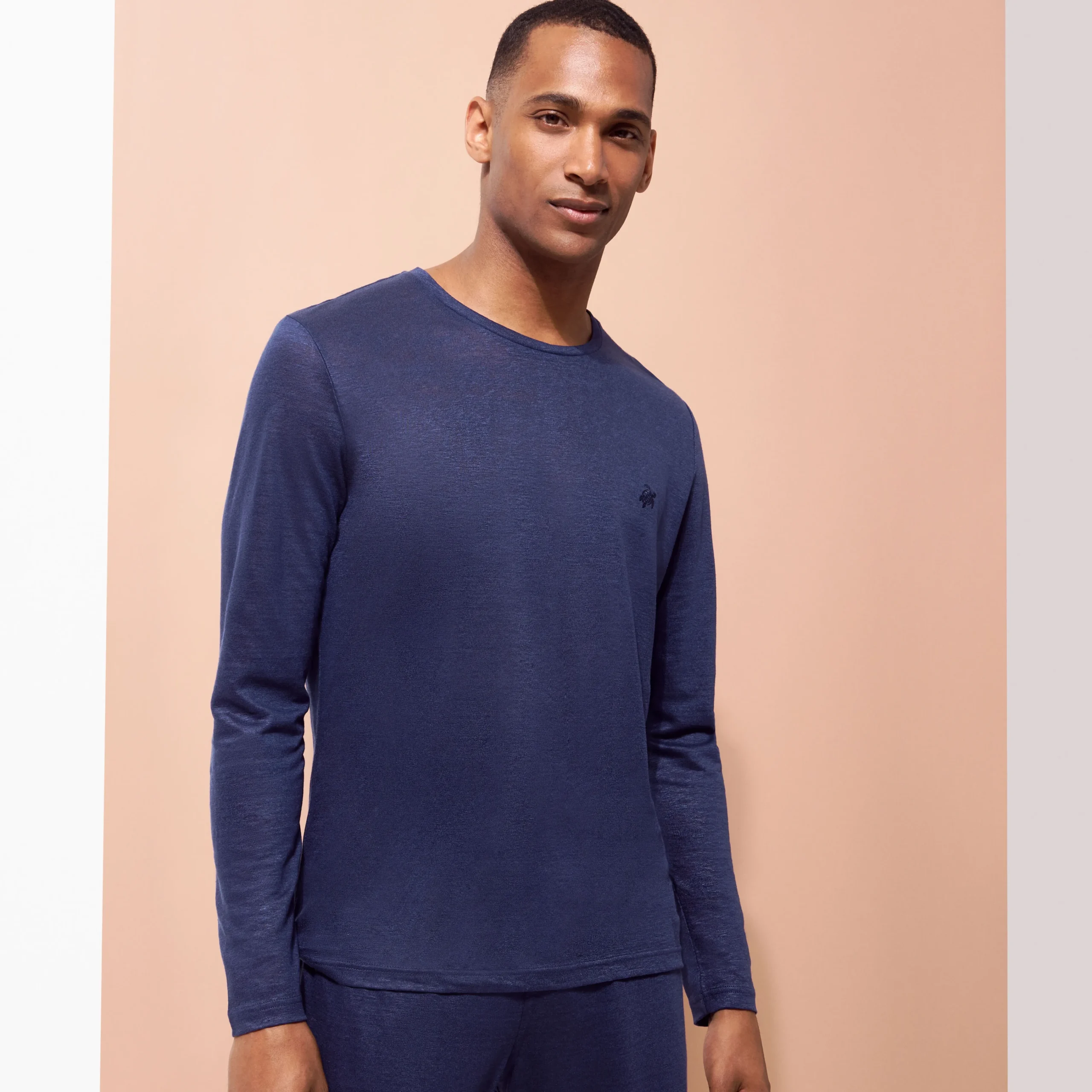 Vilebrequin Unisex Linen Long Sleeves T-Shirt Solid*Women T-Shirts And Sweats